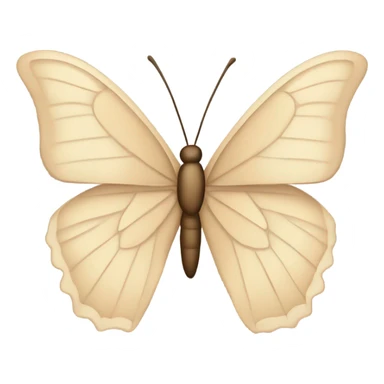 Mariposas color beigh sticker