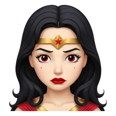 An wonder woman, sad

 sticker