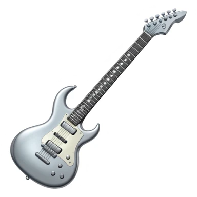 metal guitar sticker