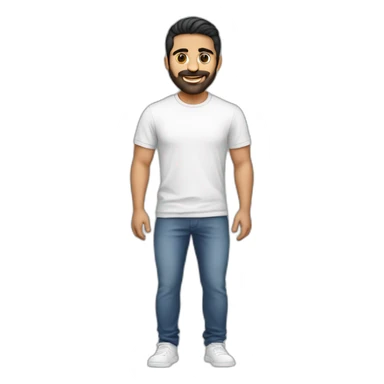 Armenian guy with a T-shirt sticker