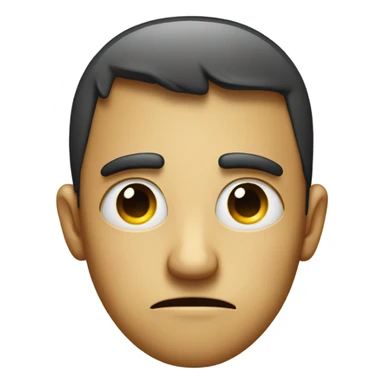 sad yet mad emoji sticker