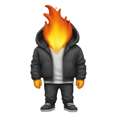 guy with his pants on fire sticker