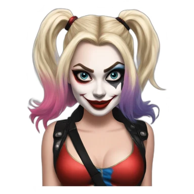 Harley quinn Margot Robbie sticker