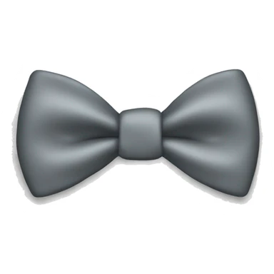 grey bow tie  sticker
