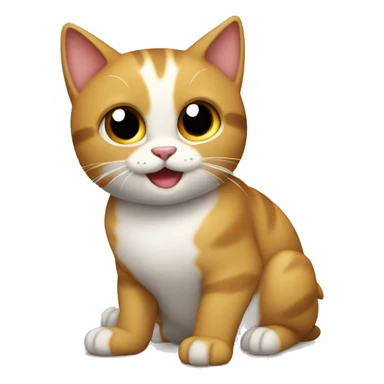 GATO JUGANDO sticker
