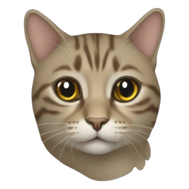 Un chat qui rigole sticker