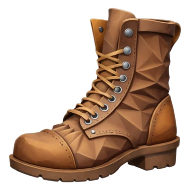 low poly hobo boot sticker