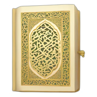 quran fron cover sticker