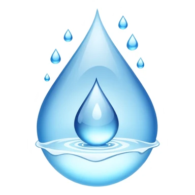 Gota de agua color blanco white sticker