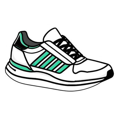 adidas sneaker sticker
