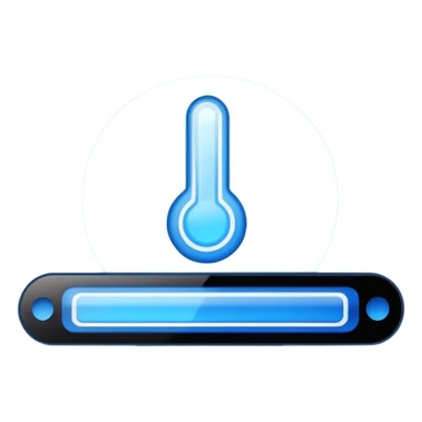 temperature indicator bar sticker