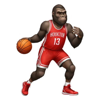 gorilla james harden sticker