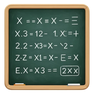 make a chalkboard with math sticker