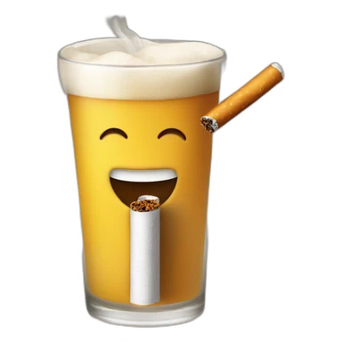 cheersing-with-cigarettes sticker