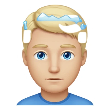 men understand, blond hairs sticker