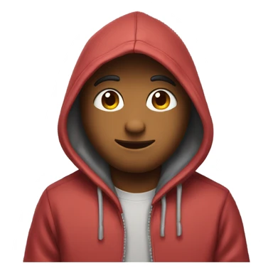 Gecho wearing a hoodie  sticker