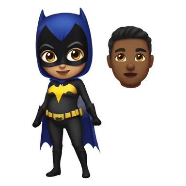 Pregnant batgirl sticker