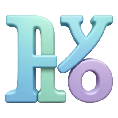 Word "ТОП" in 3D pastel letters, Pixar-style, hand-drawn texture, soft shadow, transparent background sticker