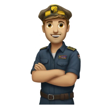 crew for the service of museum sticker