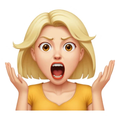 Women yelling  sticker