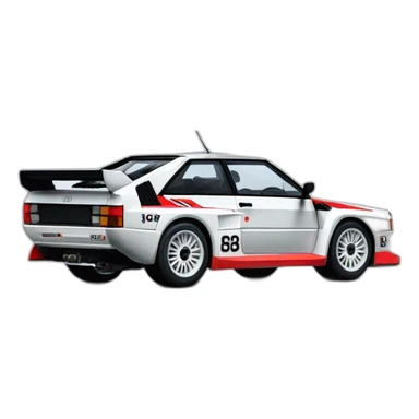Audi quattro groupe b sticker