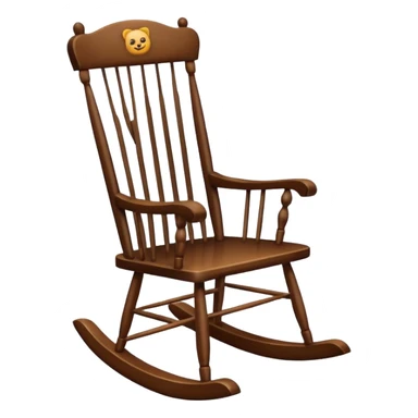 rocking chair sticker