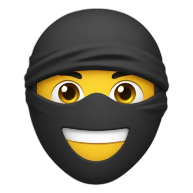 Happy ninja sticker