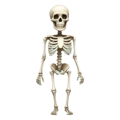 Skeleton full body sticker