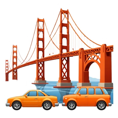 Golden Gate Bridge sticker