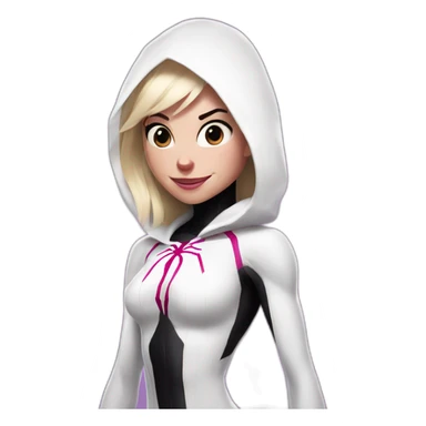 spider-gwen spiderverse sticker