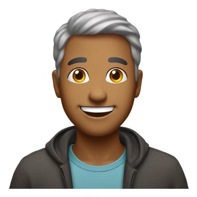 Laughing and heart eyes sticker