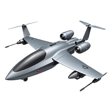 military interceptor drone sticker
