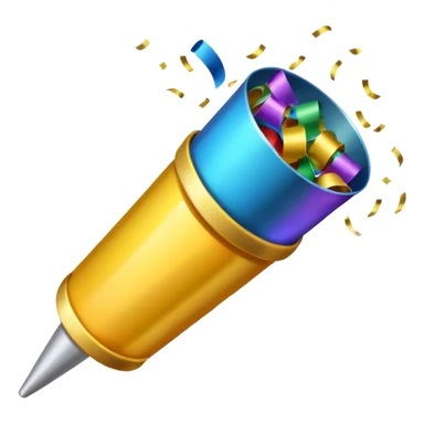 party popper sticker