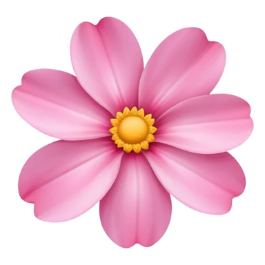 pink petal flower poop  sticker