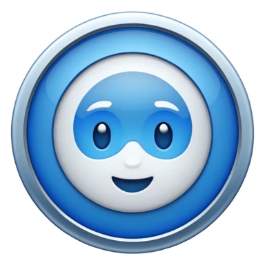 Badge Bleu vérifier sticker