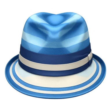 striped Fedora sticker