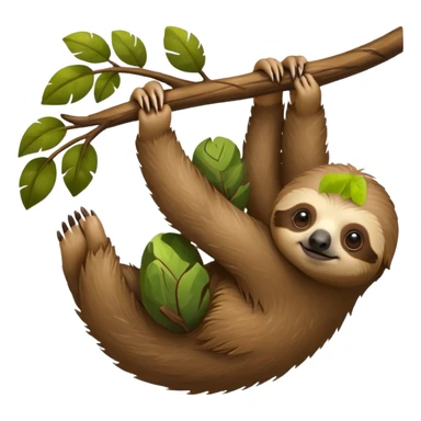 baby sloth sticker