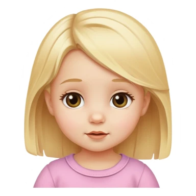 Cute babygirl blonde Haie  sticker