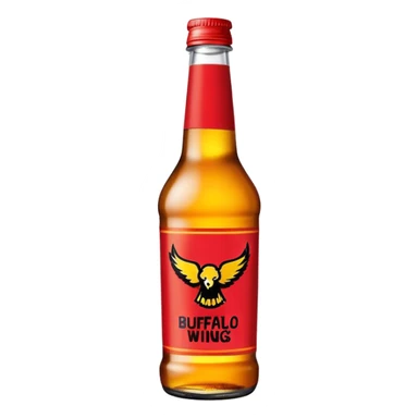 Buffalo Wild Wings bottle sticker