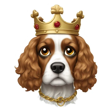 dog cavaler king charles sticker