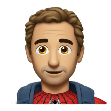 Zemmour en spider man sticker