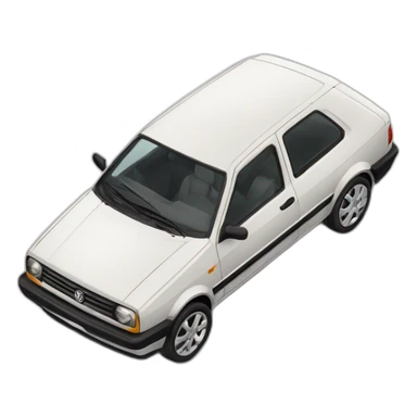 carro volkswagen gol 2002 branco sticker