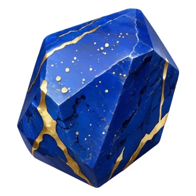 raw lapis crystal sticker
