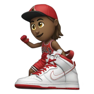 Nike Jordan dunk sticker