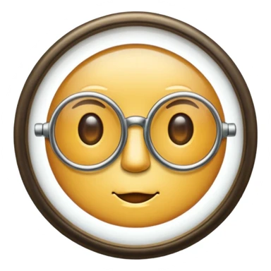 Monacle glasse sticker