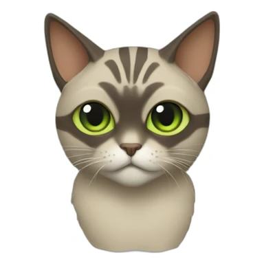 Cat yoda sticker