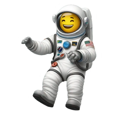 Un astronaute  contconten sticker