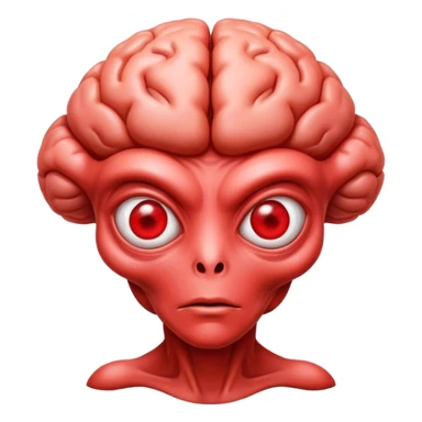 👹+👽+🧠+👁️ sticker