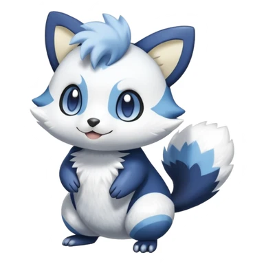 Shiny Furret-Meowstic-Oshawott-Hybrid (Full body) sticker