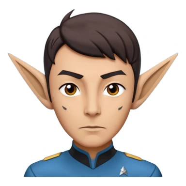 Star trek starfleet vulcan sticker